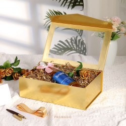 Boîte Cadeau Fenêtre Transparente – 35,6 x 24,1 x 11,4 cm