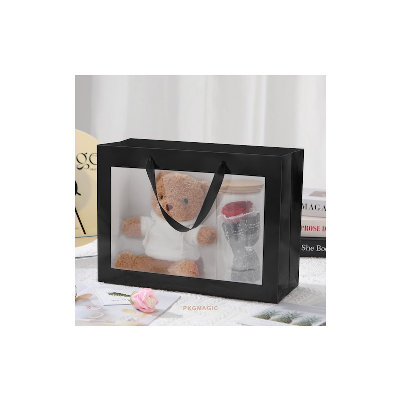 Sac Cadeau avec Fenêtre Transparente Sac Cadeau avec Fenêtre Transparente