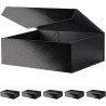 Boîte Cadeau Fermeture en V Noir - Pack Magic France
